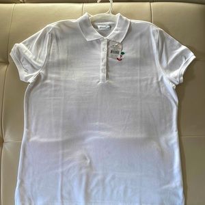 White Cadette uniform shirt size ladies large brand new never worn with tags!